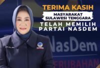 Tina Nur Alam makin percaya diri menghadapi Pilgub Sultra 2024. (Foto: Istimewa)