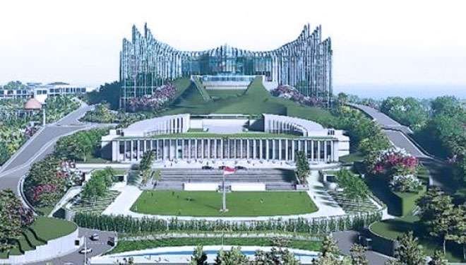 Jokowi Resmikan Nama Istana Garuda untuk Kantor Presiden di IKN. (Foto: Tangkapan Layar)