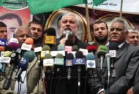 Pemimpin tertinggi Hamas Ismail Haniyeh yang tewas dalam serangan zionis di Teheran, Iran, Rabu, 31 Juli 2024. (Foto: Istimewa)