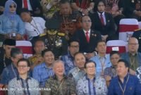 Inilah sosok 9 Naga Indonesia yang jadi sorotan saat upacara di IKN. (Foto: Tangkapan Layar)