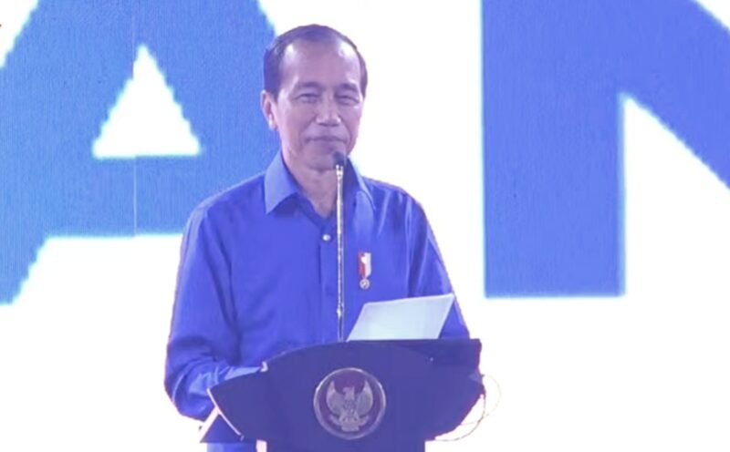 Presiden Jokowi menghadiri acara Kongres Partai Amanat Nasional (PAN) Kongres ke-VI. (Foto: Istimewa)