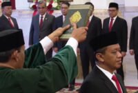 Presiden Joko Widodo (Jokowi) resmi melantik sejumlah menteri dan wamen serta kepala badan hari ini, Senin 19 Agustus 2024. (Foto: Istimewa)