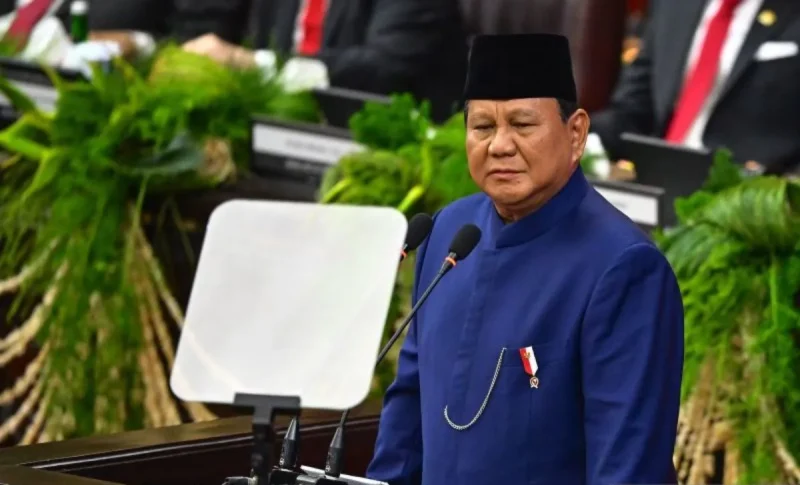 Prabowo hafal nama 0uluhan tamu negara, dipanggil tanpa teks. (Foto: Tangkapan Layar)