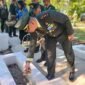 Komando Distrik Militer (Kodim) 1412/Kolaka mengadakan ziarah nasional di Taman Makam Pahlawan (TMP) Watalara, Desa Watalara, Kecamatan Baula, Kabupaten Kolaka. (Foto: Istimewa)