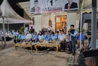 Tim 28 BERAMAL (Bersama Amri dan Husmaluddin) menggelar konsolidasi pemenangan yang dihadiri oleh seluruh relawan simpatisan dan komunitas dari 12 kecamatan di Kabupaten Kolaka. (Foto: Istimewa)