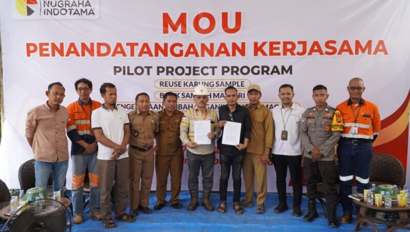 PT Ceria Teken MoU dengan KPL Wolo Terkait Pengelolaan Sampah. (Foto: Istimewa)