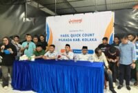 Konferensi Pers Hasil Quick Count SDI: BERAMAL Menang Telak 60,52% di Pilkada Kolaka. (Foto: Istimewa)