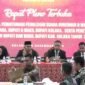 Rapat Pleno Terbuka Rekapitulasi Perhitungan Perolehan Suara Gubernur dan Wakil Gubernur Sulawesi Tenggara, Bupati dan Wakil Bupati Kolaka. Serta Penetapan Hasil Pemilihan Bupati dan Wakil Bupati Kolaka Tahun 2024. (Foto: Istimewa)