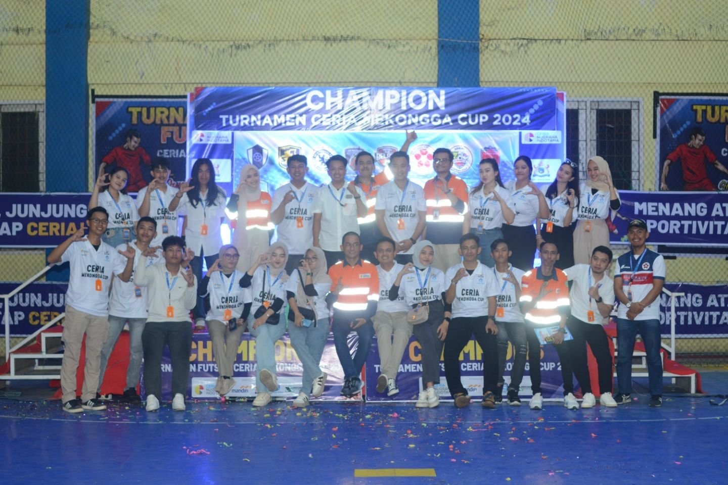 Panitia Pelaksana Turnamen Futsal Ceria Mekongga Cup 2024