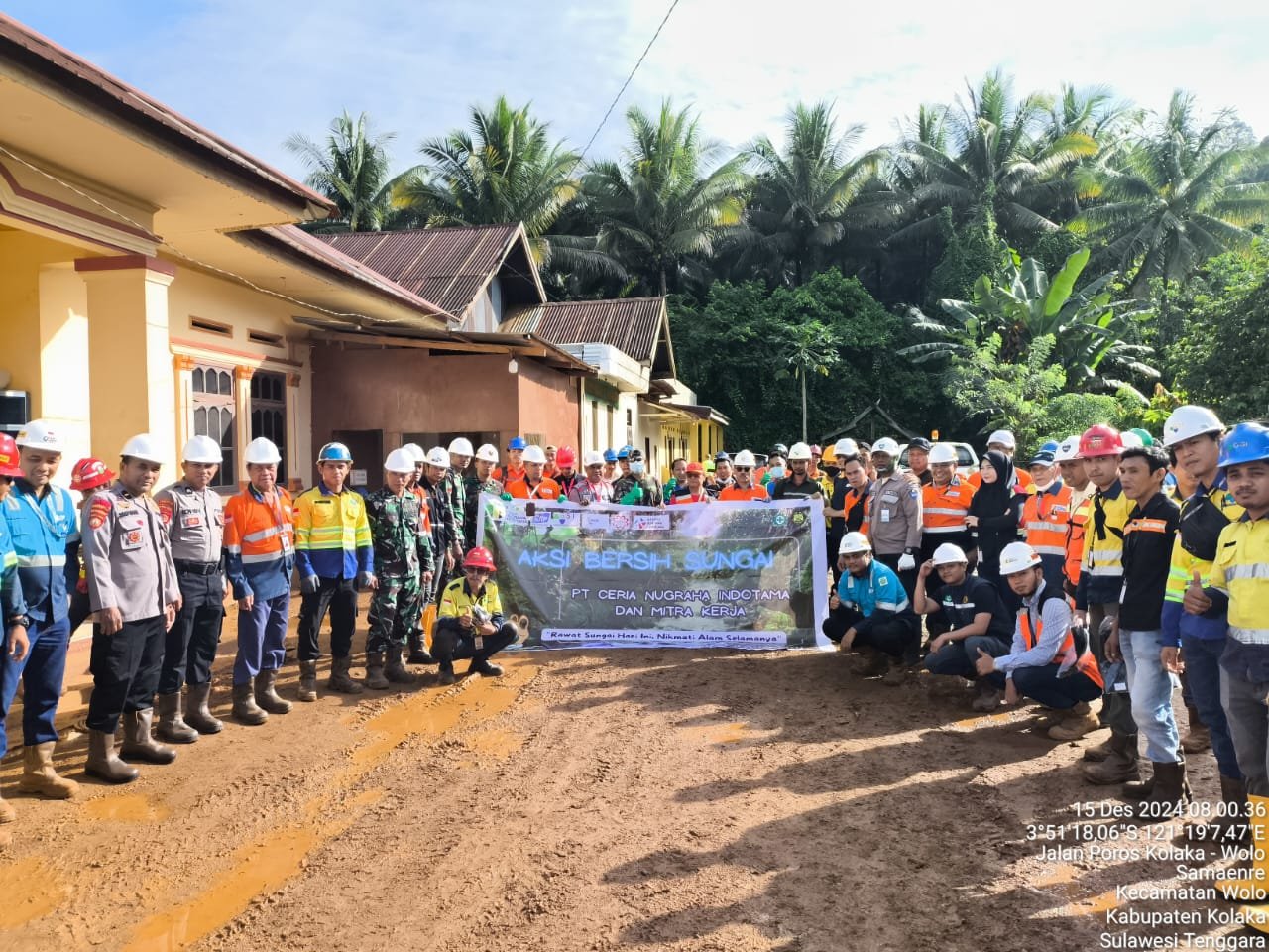 Kegiatan kolaborasi departemen di Ceria, yaitu Departemen Health, Safety, Environment & Security (HSES), Departemen Pengembangan dan Pemberdayaan Masyarakat (PPM), Departemen External Relations, mitra kerja Ceria Group, dan masyarakat sekitar.